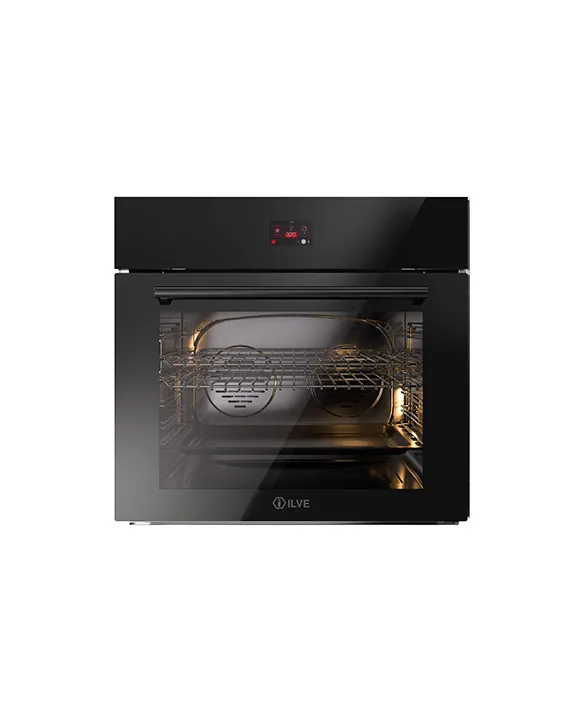 30 inches black glass TFT built-in oven