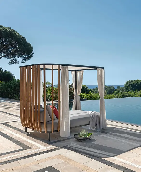 Ethimo - Swing alcova, design Patrick Norguet