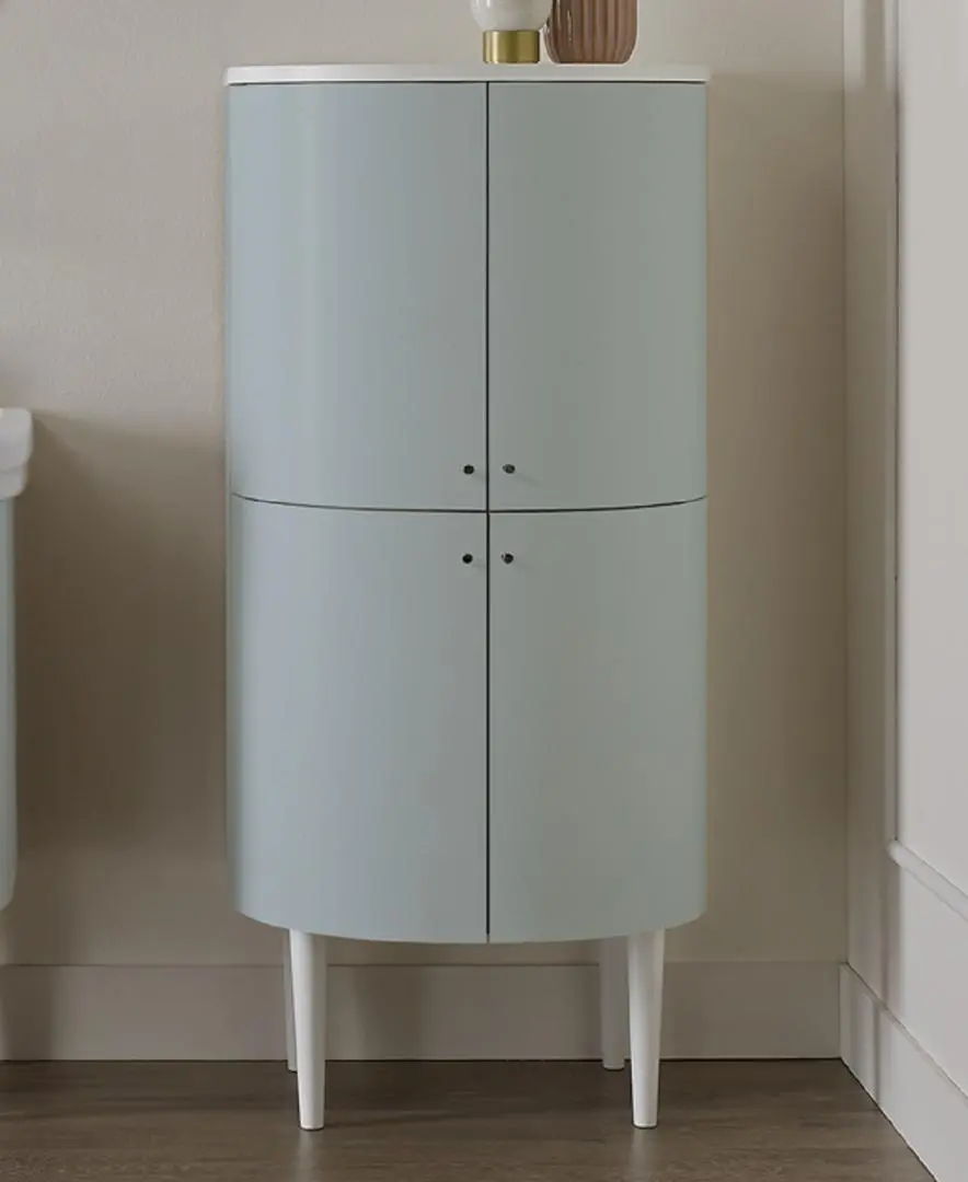 Sbordoni 1910 - Light blue Plissè cabinet.