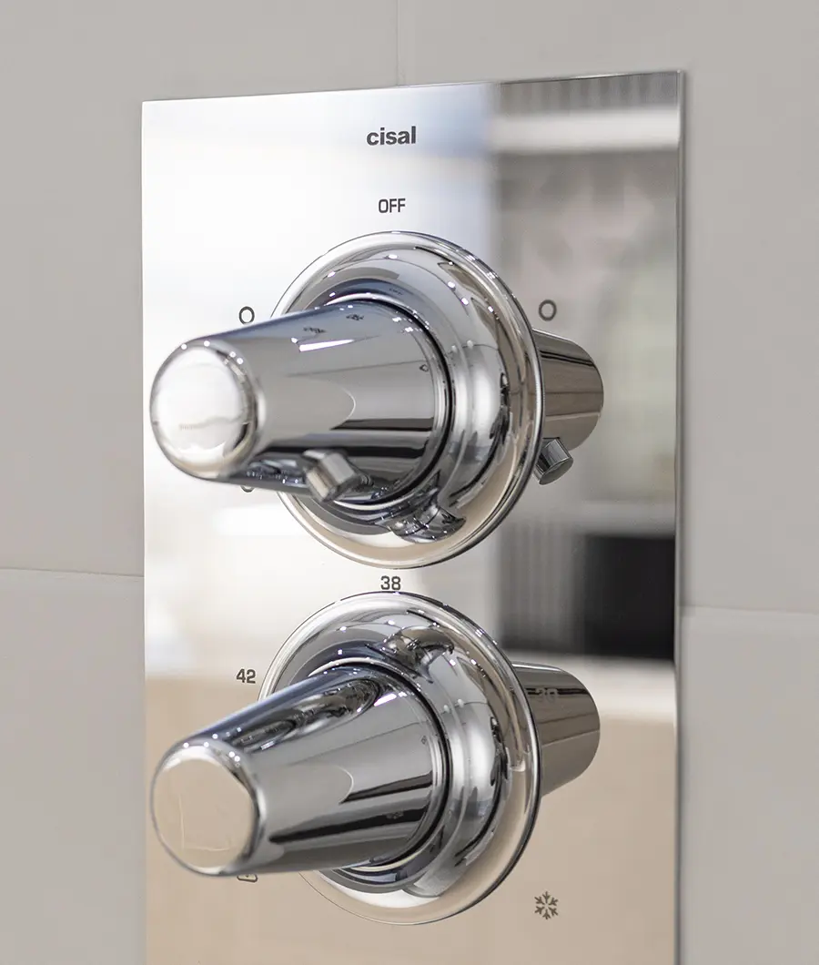 VITA thermostatic mixer by Karim Rashid