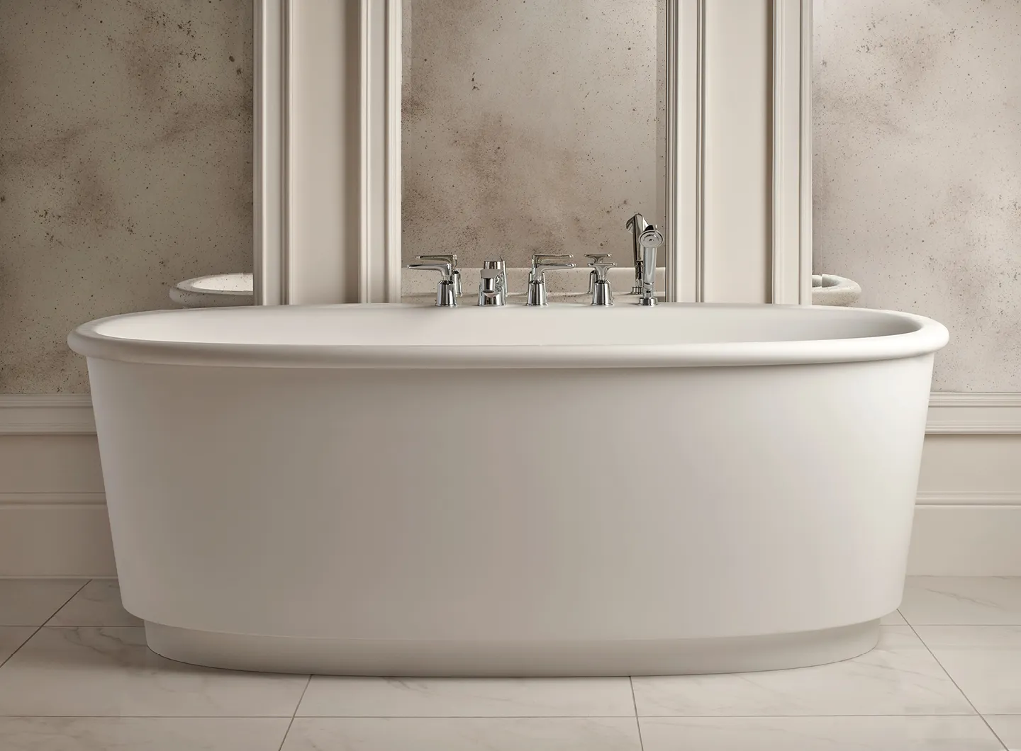 Holiday tub and Twenties taps – Designed in collaboration with Gensler