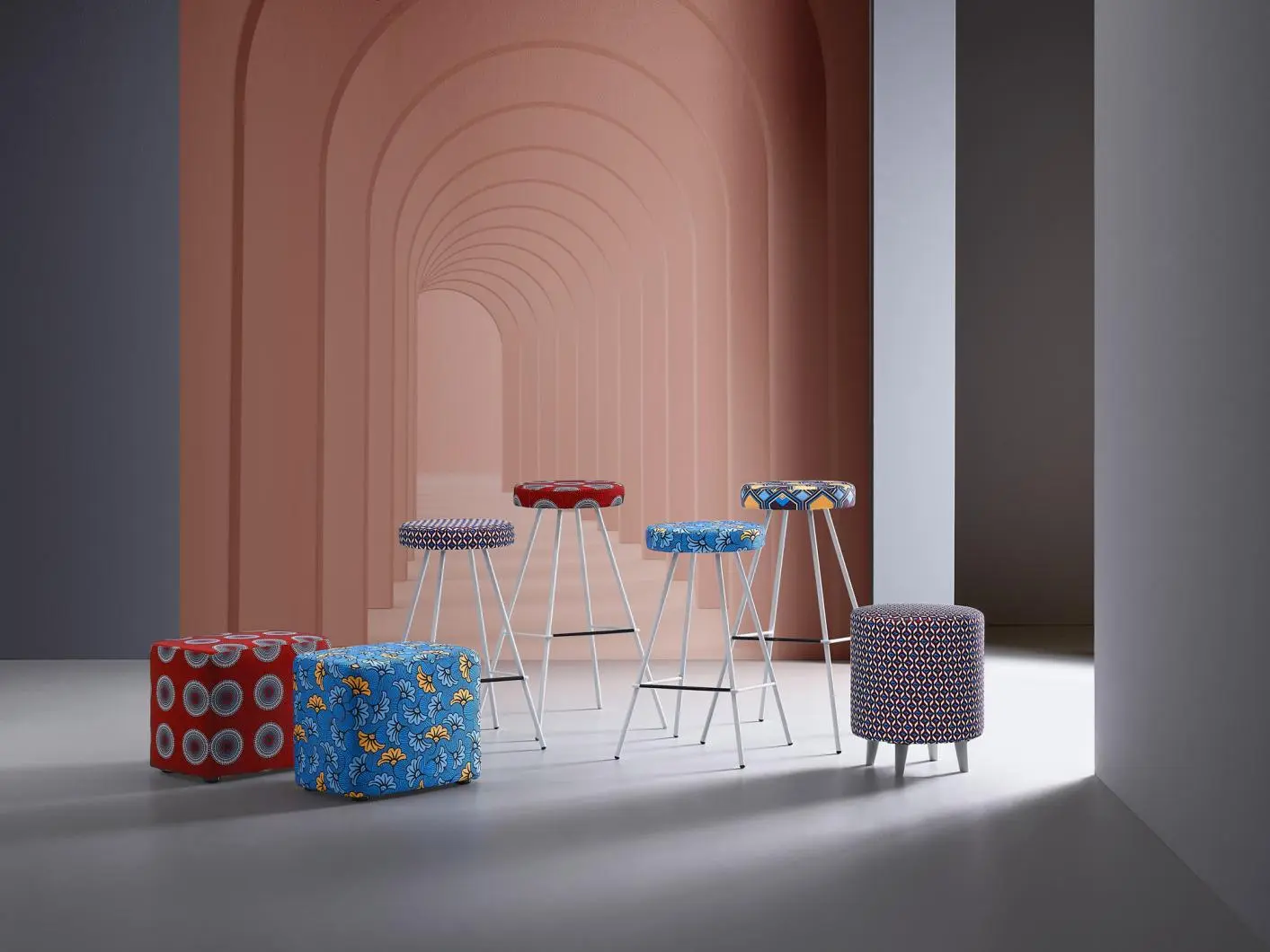 POUF SGABELLI NATISA