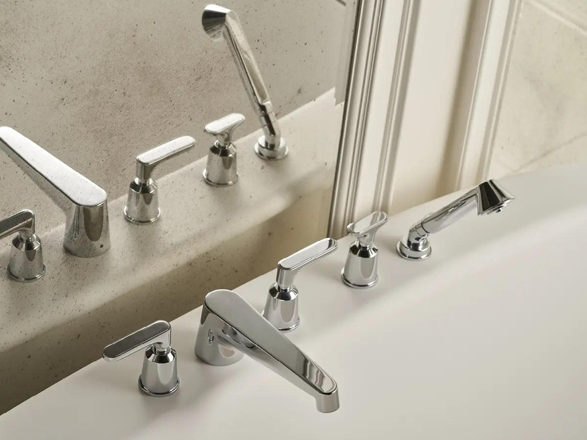 Twenties 5 hole bathtub mixer