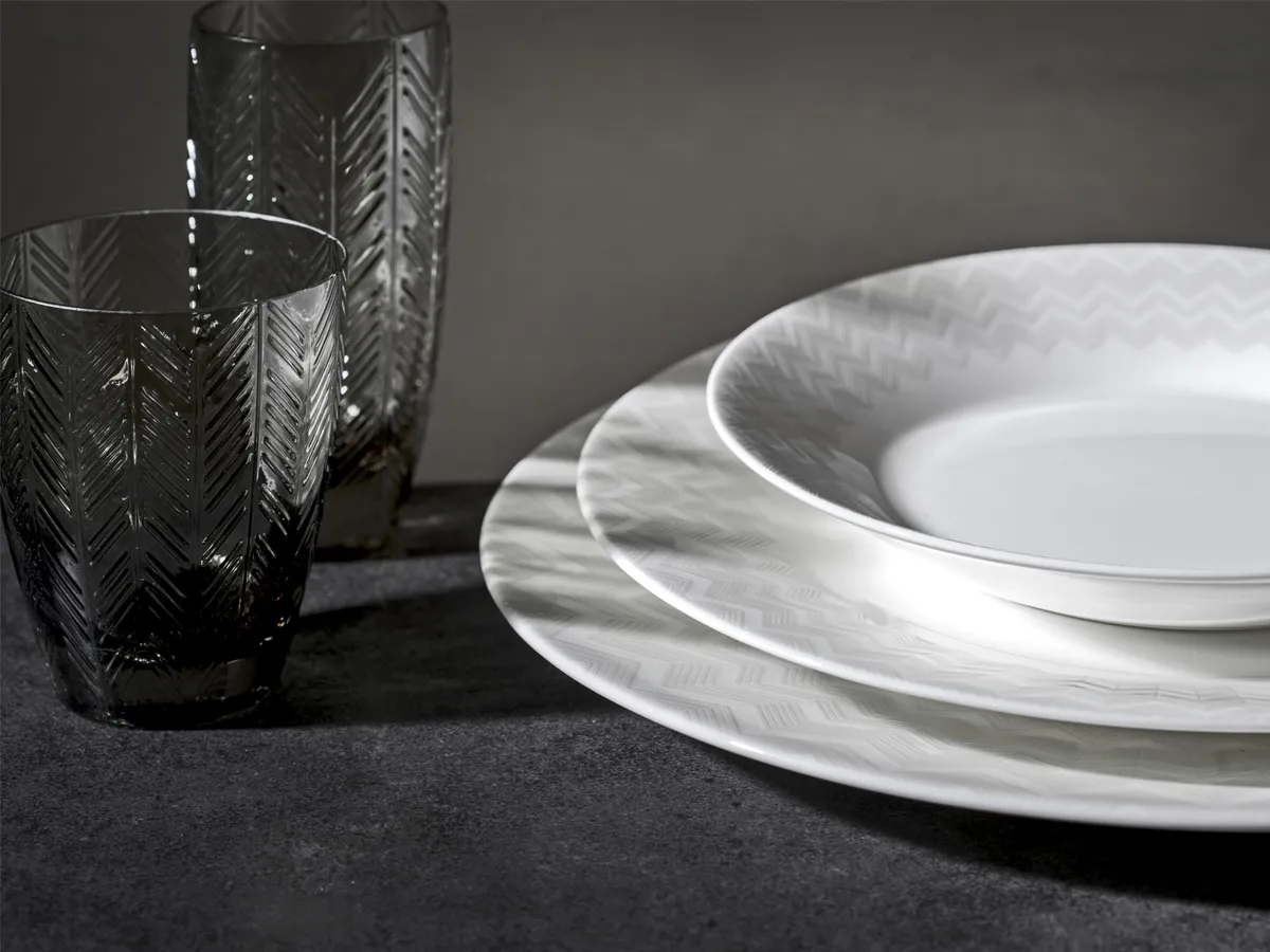 Missoni Home Collection Tableware - Zig Zag White