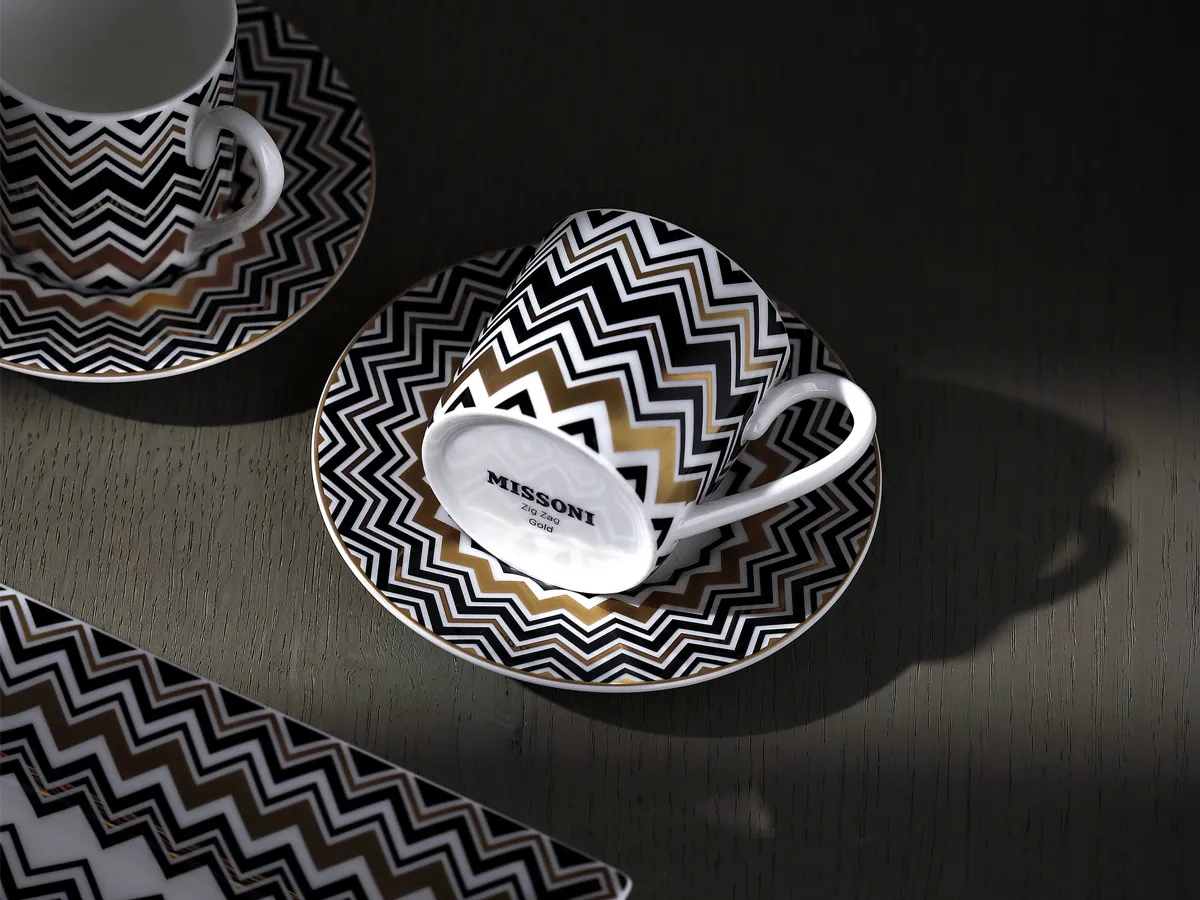 Missoni Home Collection Tableware - Zig Zag Gold