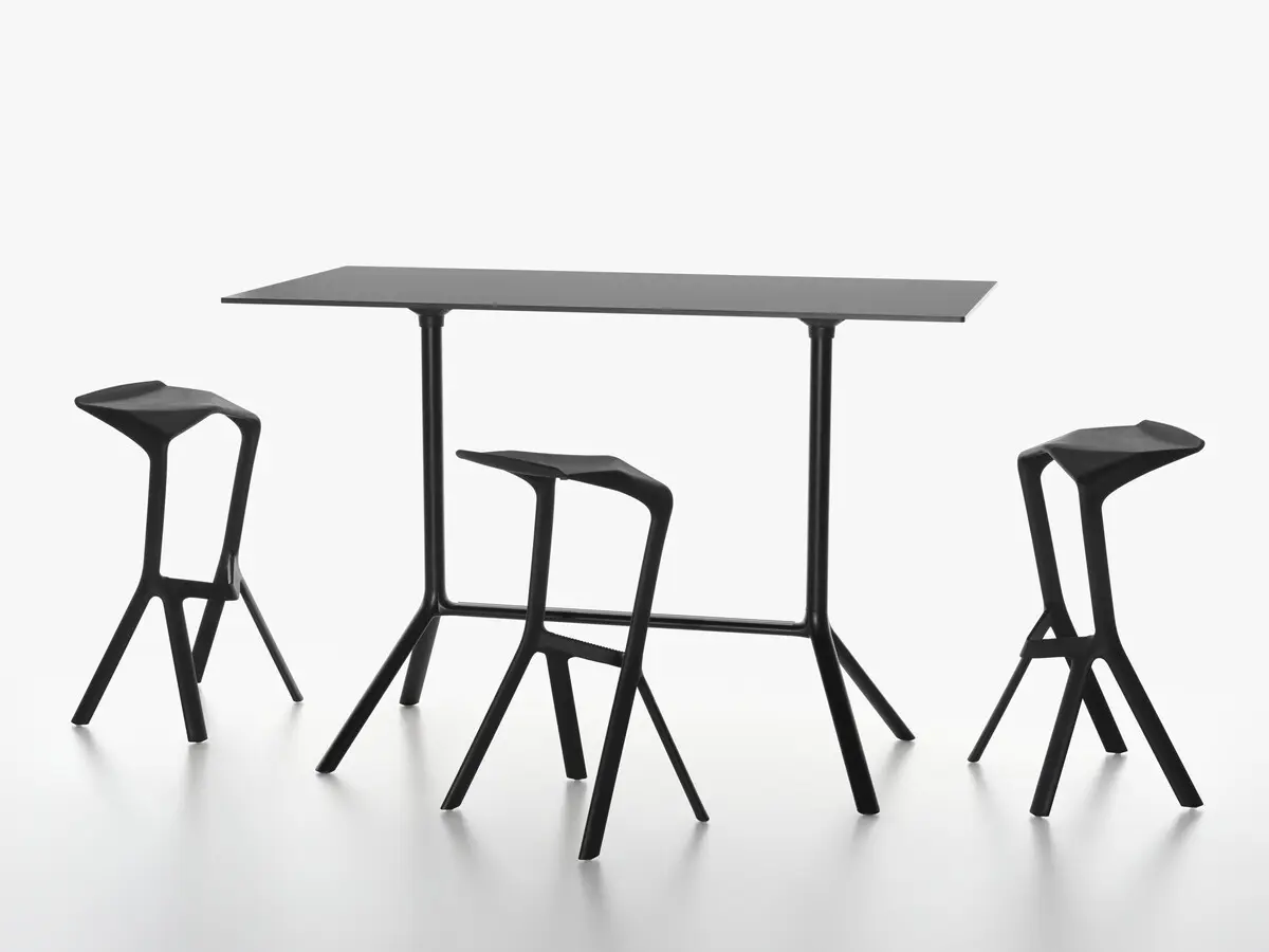 PLANK - MIURA stool & table designed by Konstantin Grcic