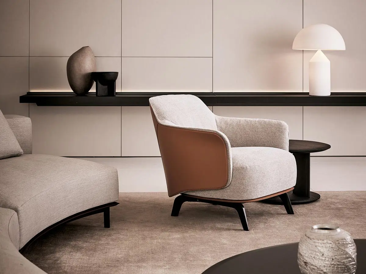 Kaori armchair, design by Jean-Marie Massaud