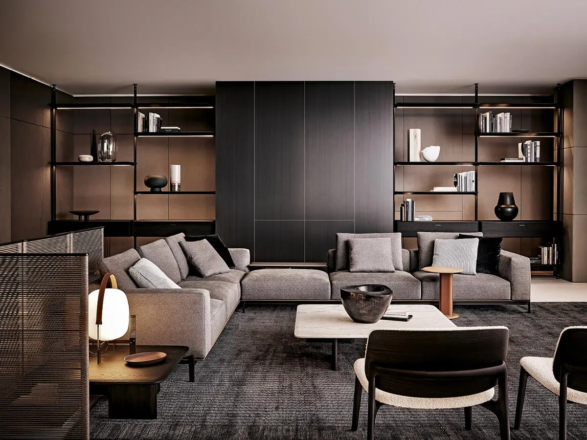 Brera sofa, design by Jean Marie Massaud