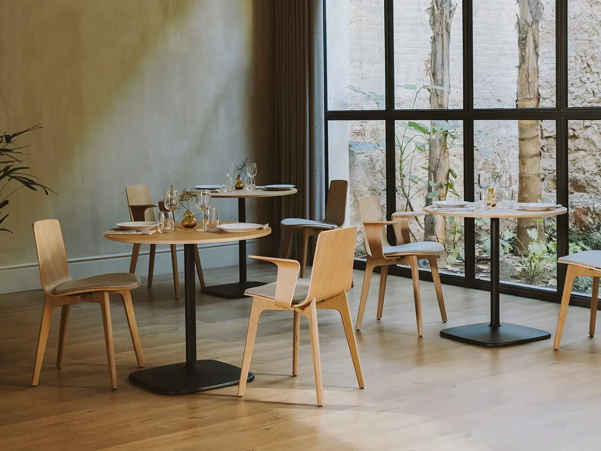 Iron table by Enea