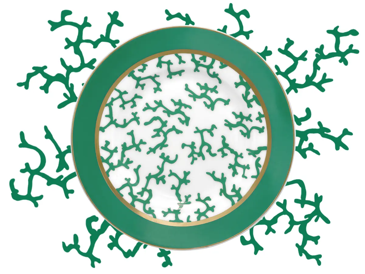 Cristobal Emeraude - Plate Ø 22 cm