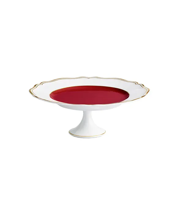 Mazurka Red & Gold - Ø 22 cm Petit fours stand