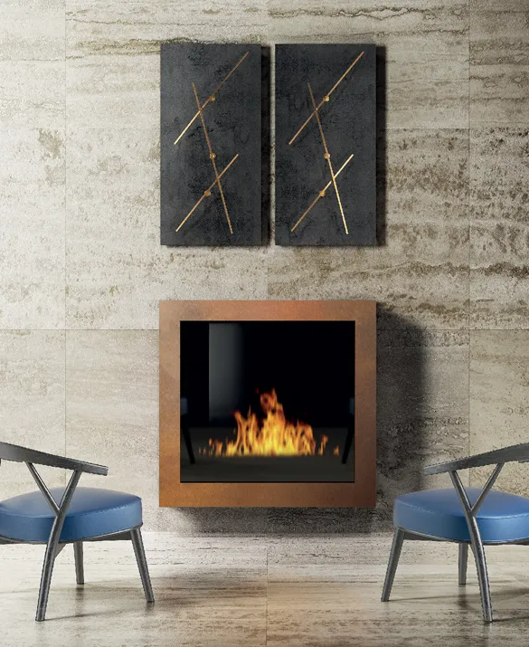 Square Fireplace