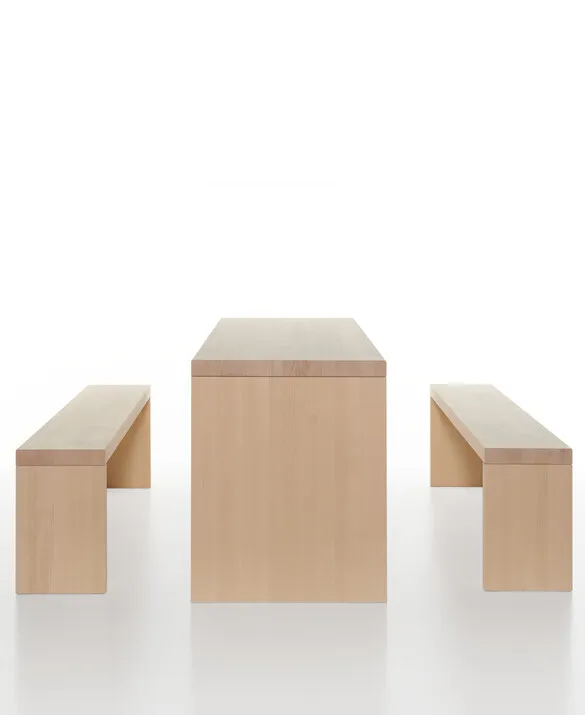 PLANK - BENCH table designed by Konstantin Grcic