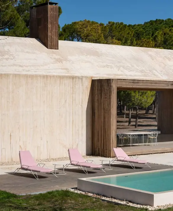 Mitjorn sun lounger, designed by Ramón Esteve