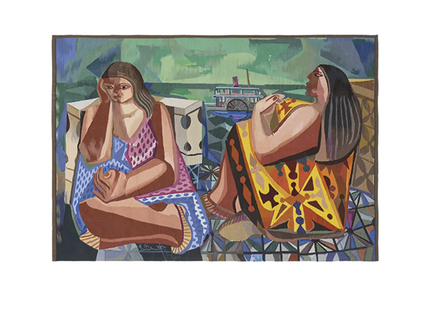 Arazzo Mulheres à Beira Rio