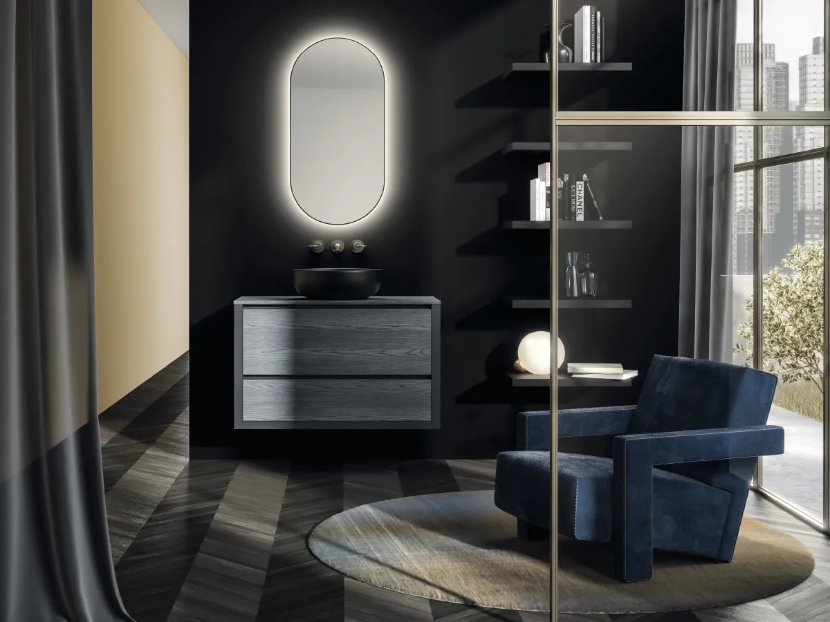 Frame, nuova collezione mobile bagno 2022. Mobilcrab Furniture | Made in Milano