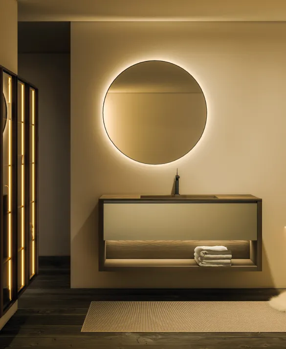 Frame, nuova collezione mobile bagno 2022. Mobilcrab Furniture | Made in Milano