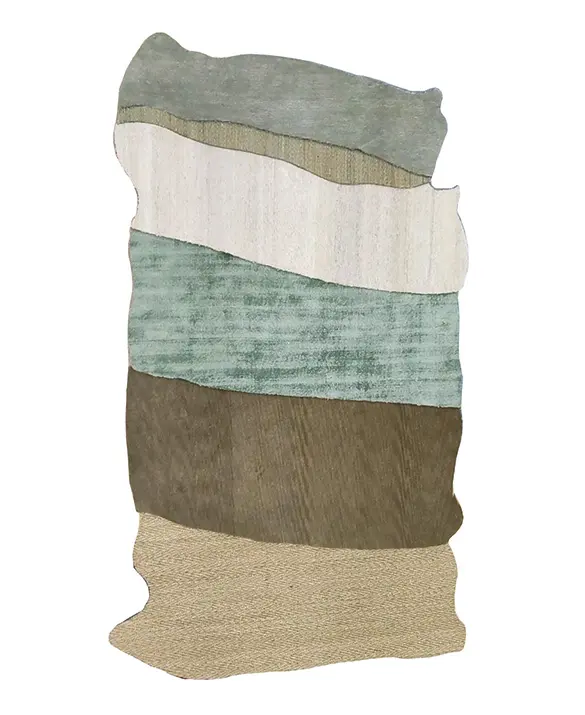 RUG ÁGUA AMAZÔNIA 2 BY KAMY VERDE