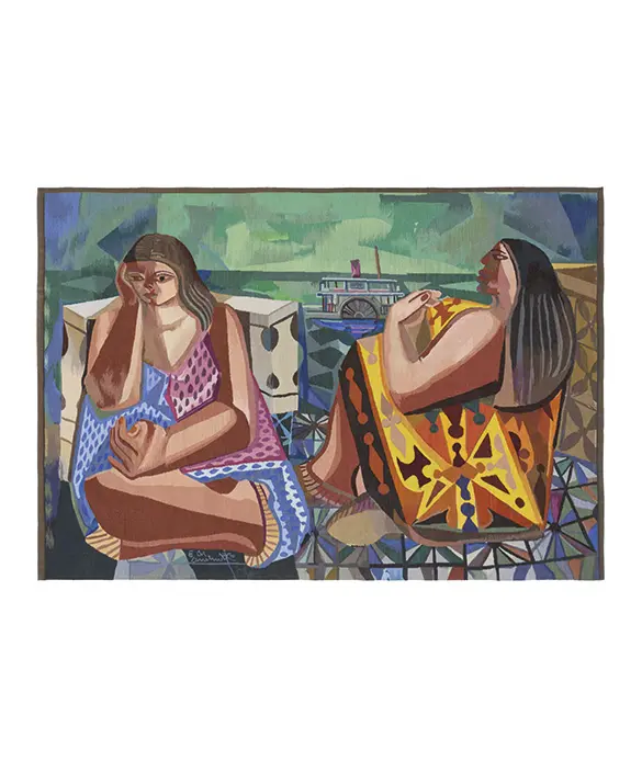 RUG MULHERES A BEIRA DO RIO BY KAMY ARTE