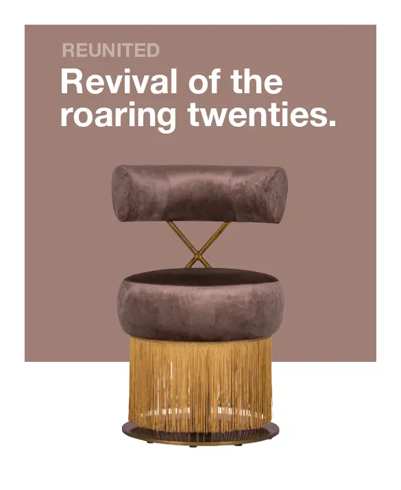 Satelliet Originals, Lars Snellaars, ReUnited, roaring twenties, stool