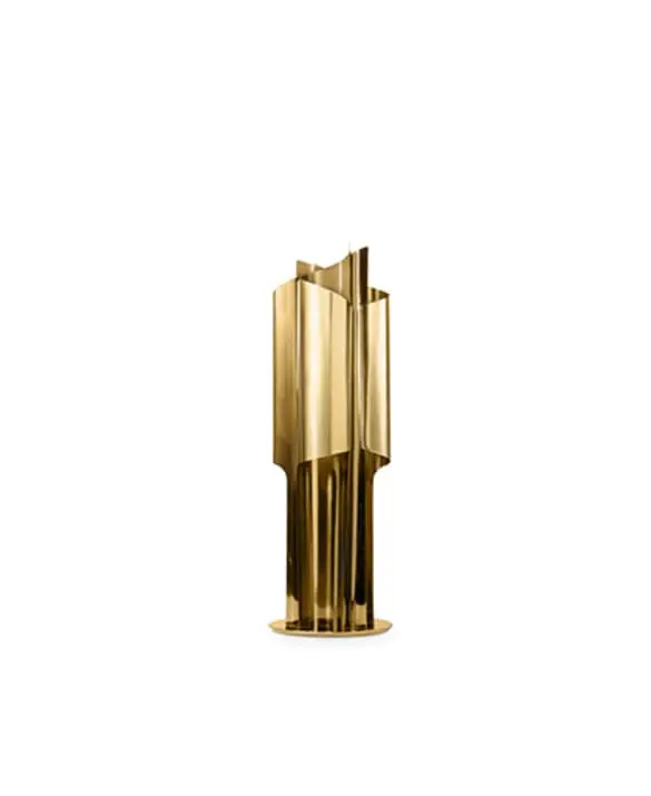 Modern Golden plated brass table light