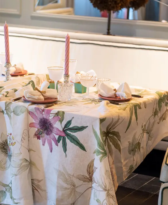 Tablelinen Tessitura Toscana Telerie granadilla1
