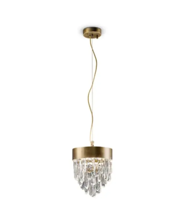 Modern Brass Pendant Light