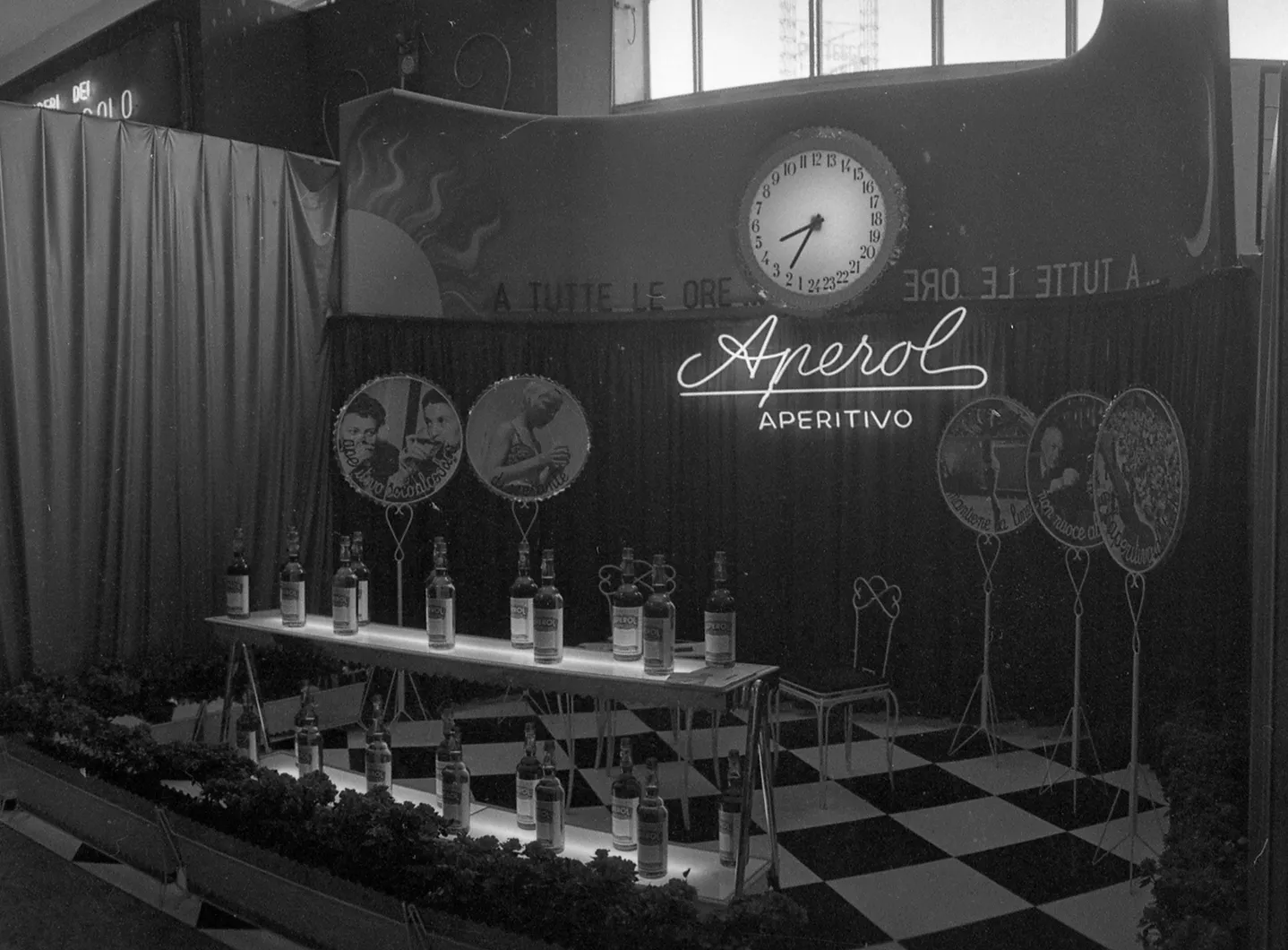 Distilleria F.lli Barbieri stand at the Milan Trade Fair in 1963
