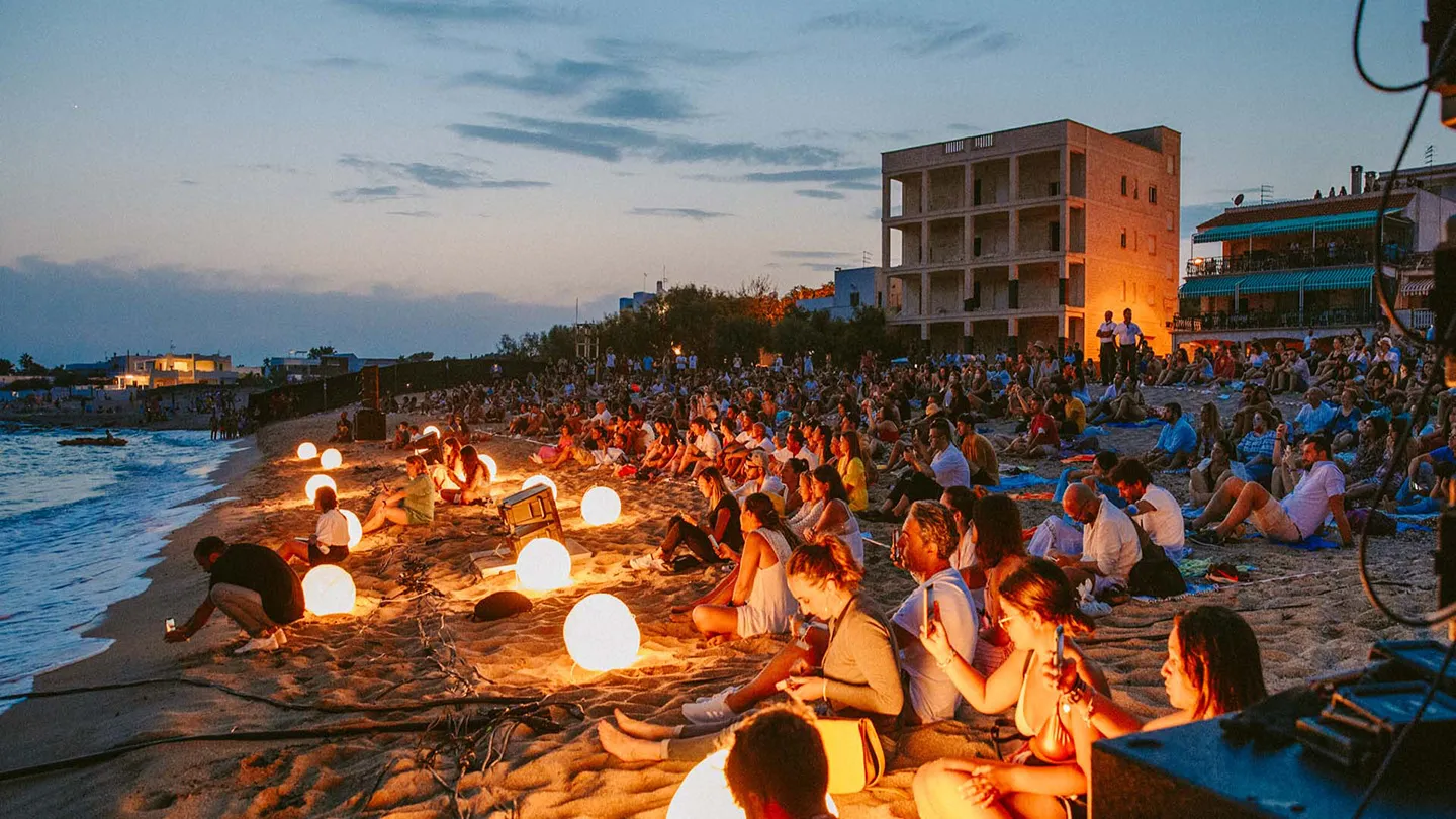 Porto Rubino, Festival, Crowd, Beach, Sea, Polignano a Mare