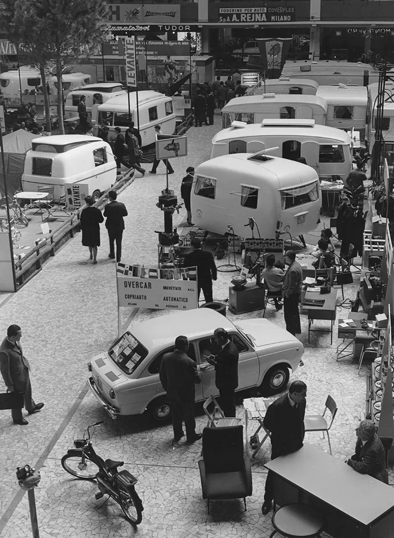 campeggio, fiera milano, 1965