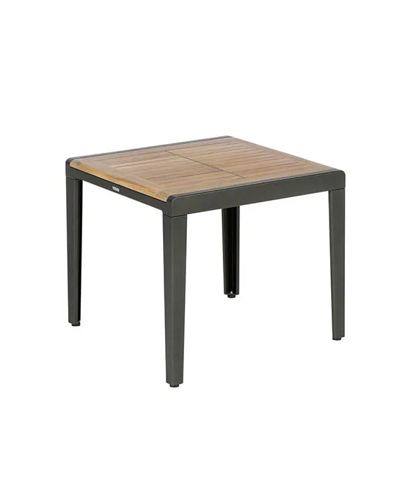 Aura Side Table 60 with a Graphite Frame