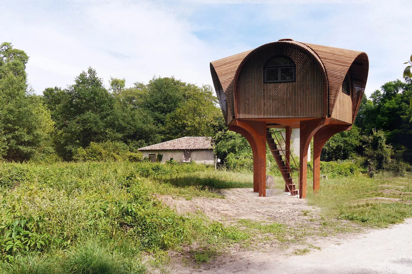 Studio Weave, Le Haut Perché, Bordeaux, 2017, Yvan Detraz