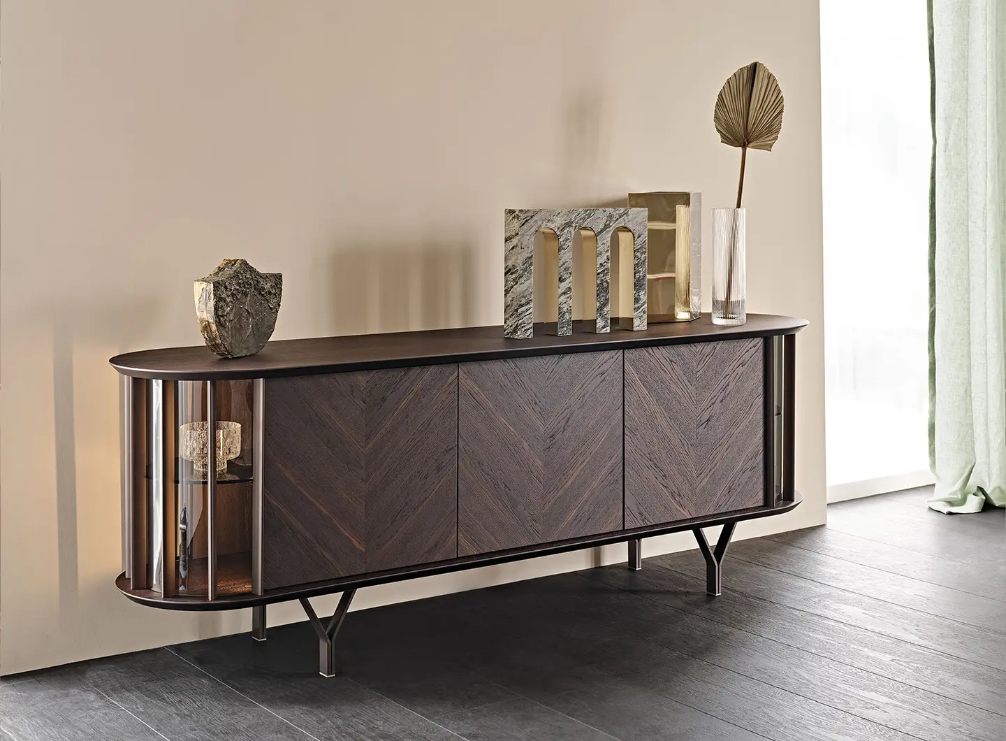 Costes sideboard: burned oak