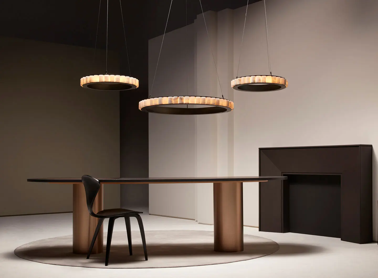 Avalon Chandelier Large & Medium, Bronze