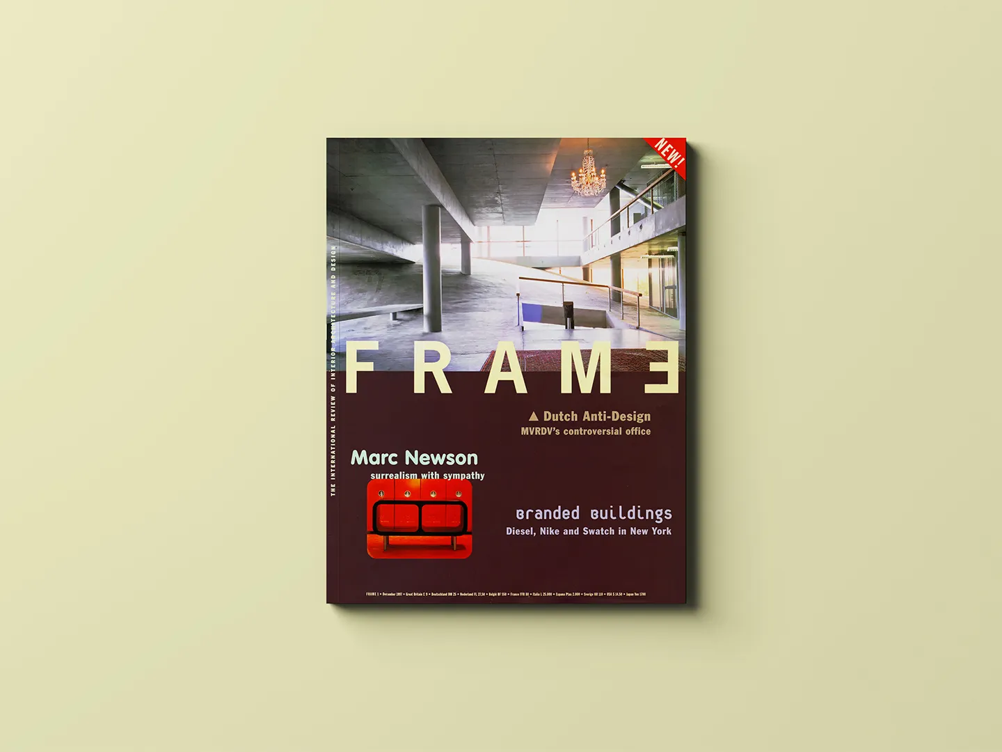 frame magazine, first number, salone milano