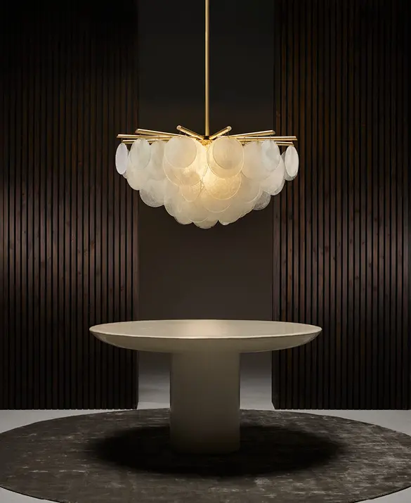 Nimbus Round Large, Satin Brass