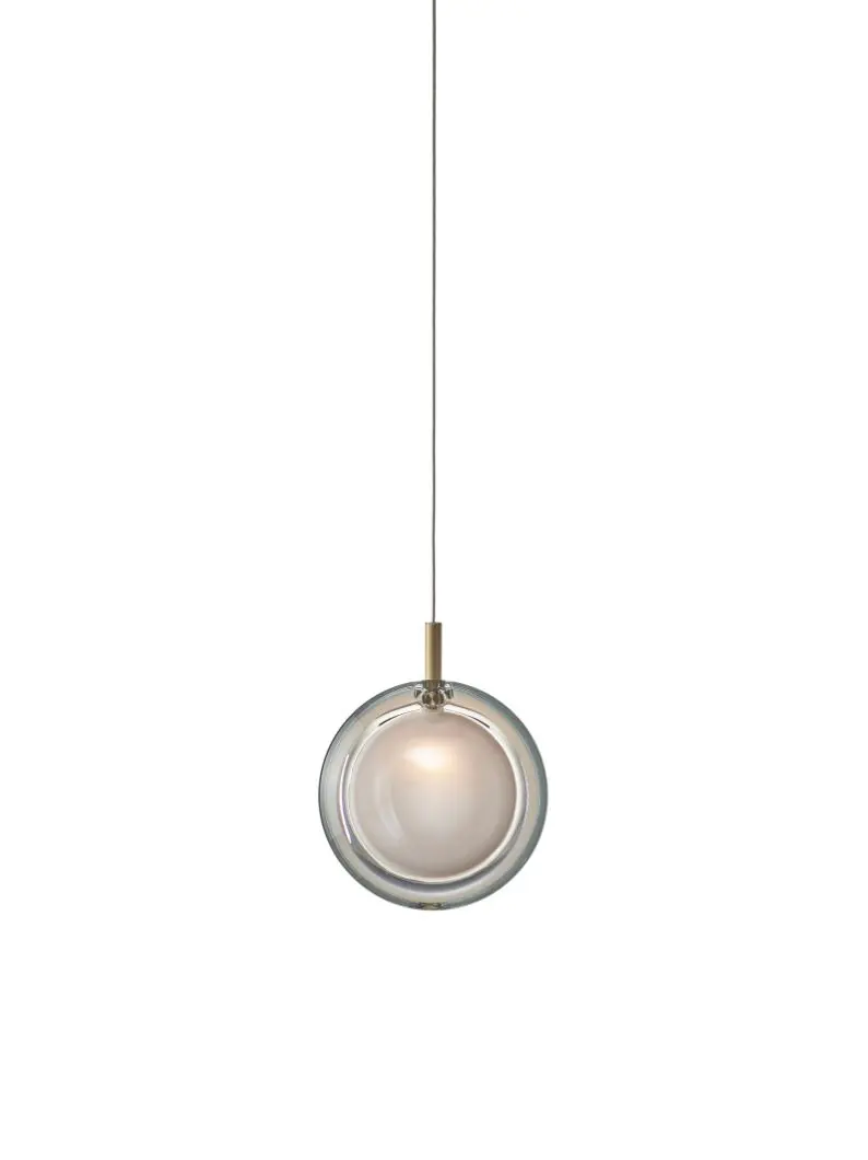 Lens pendant, white 