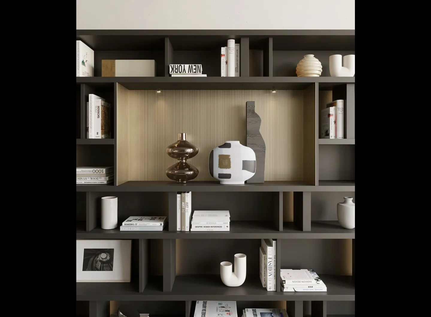 Turati T4 - Horizontal bookcase