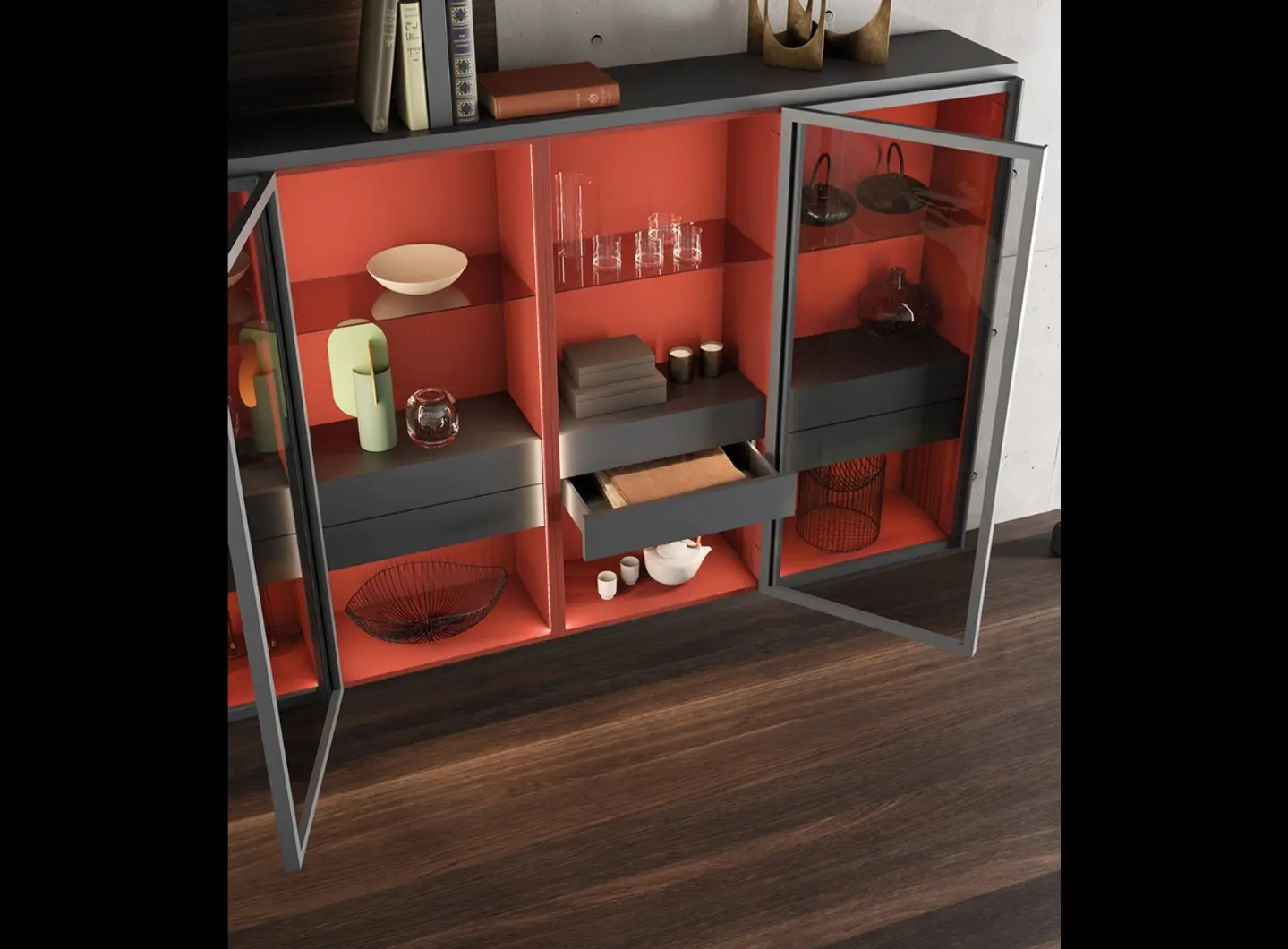 Turati T4 - Libreria orizzontale