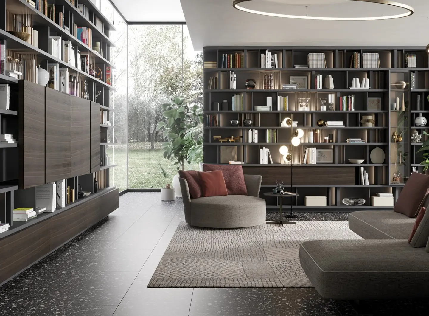 Turati T4 - Libreria orizzontale