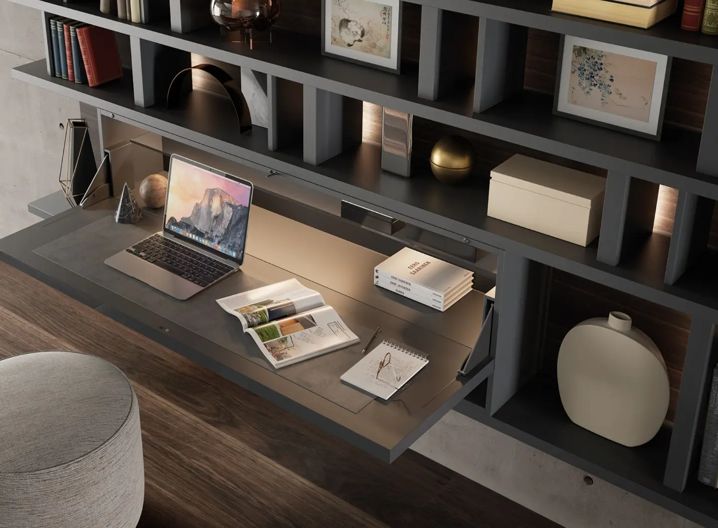 Turati T4 - Libreria orizzontale