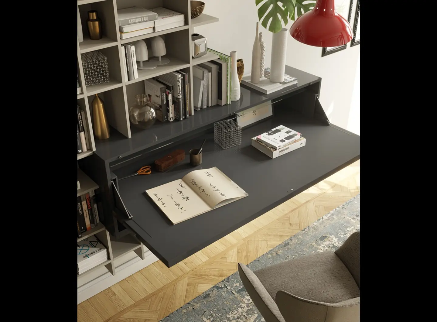 Turati T4 - Libreria orizzontale