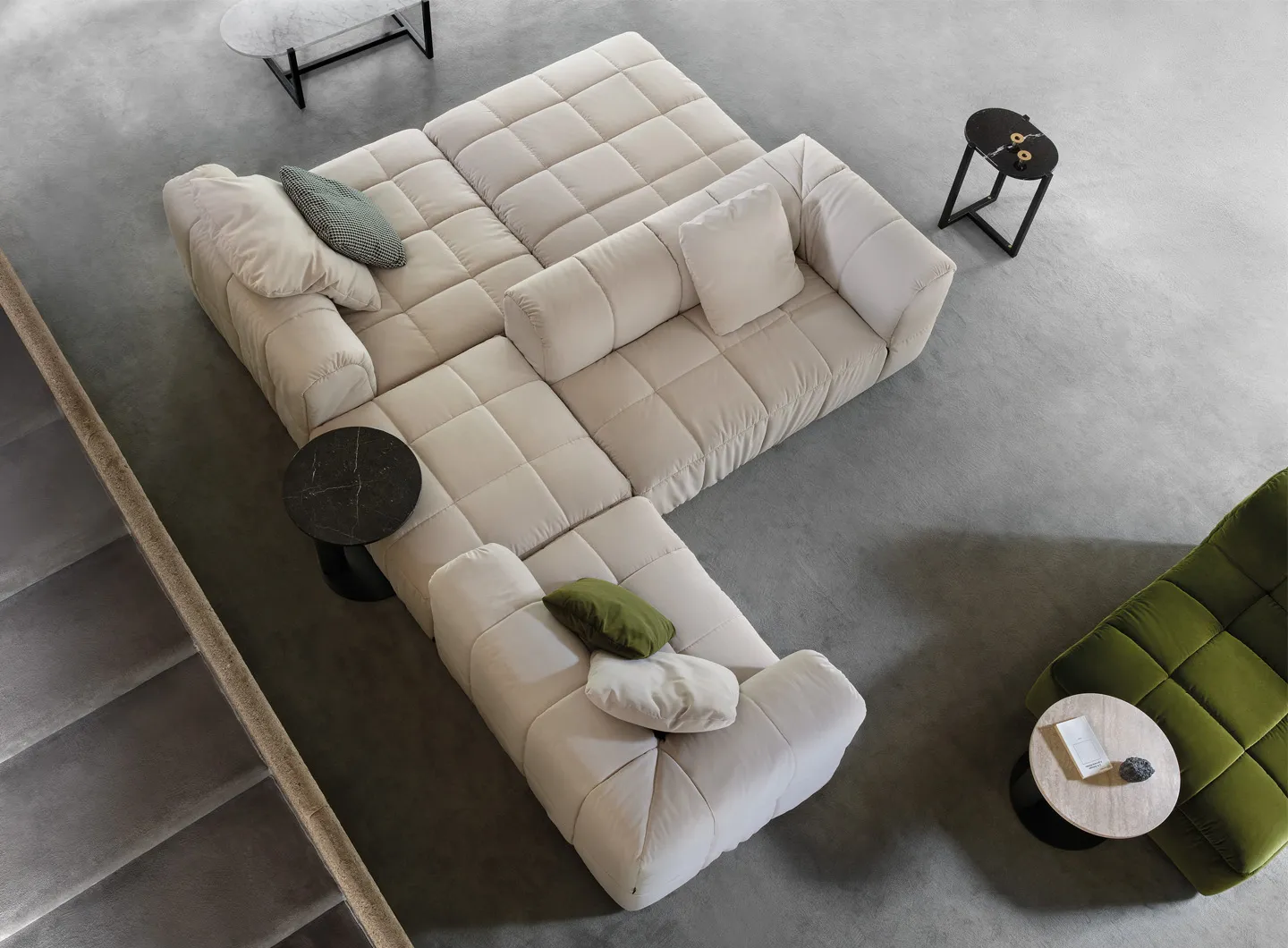 Strips sofa system design Cini Boeri