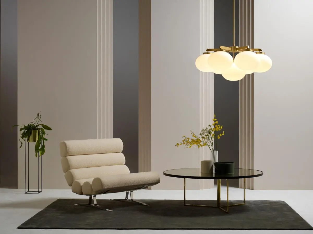 Cloudesley Pendant Medium, Satin Brass