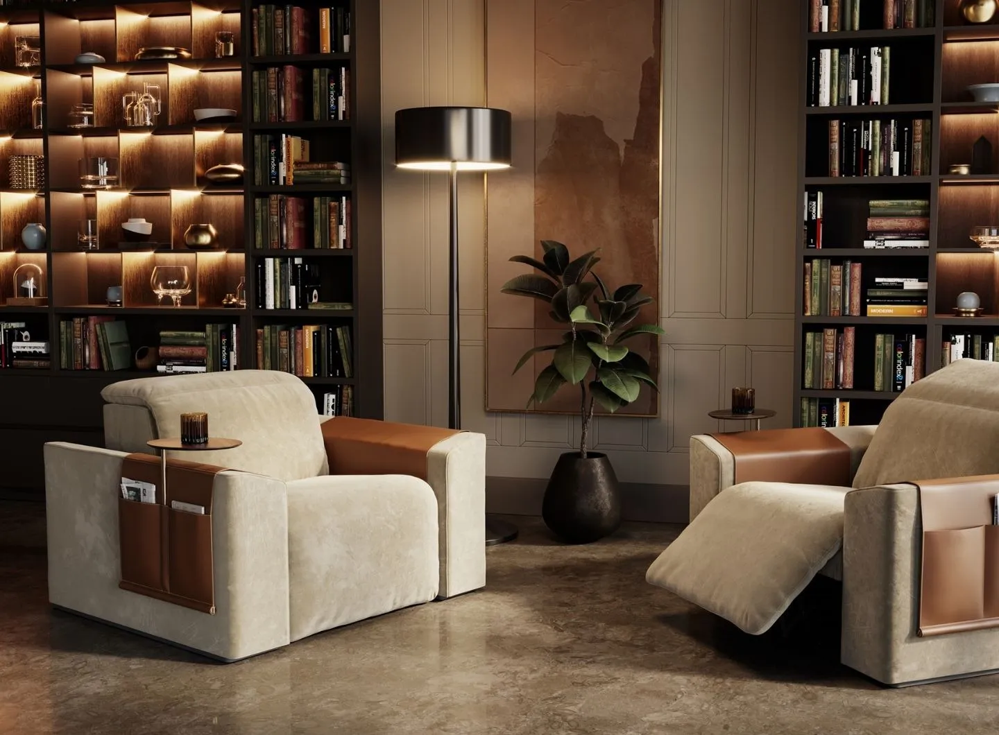 Vismara Design - Kubrik Reclining Sofa