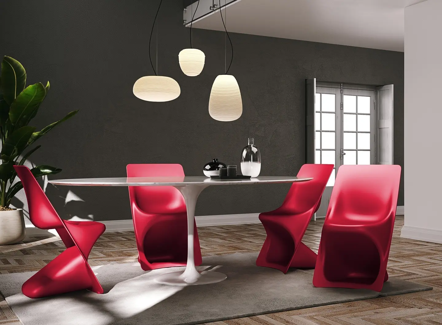 Damiano Latini - Super Chair viva magenta