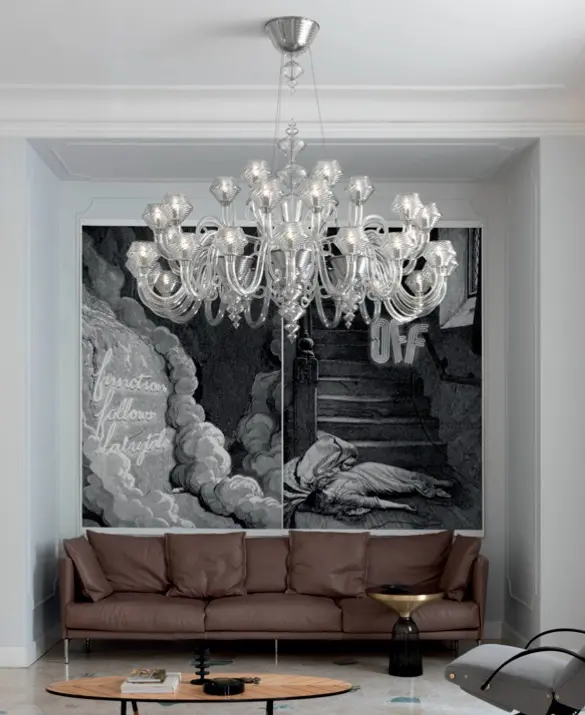 Magritte chandelier