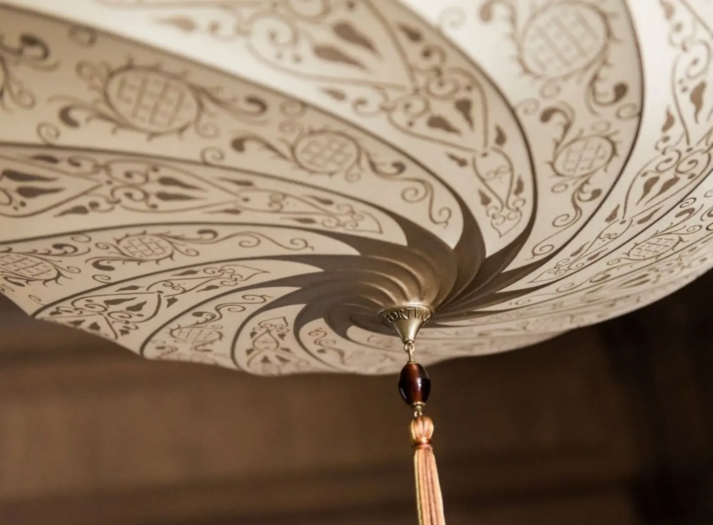 Fortuny® Scudo Saraceno in seta - Ivory Classic 