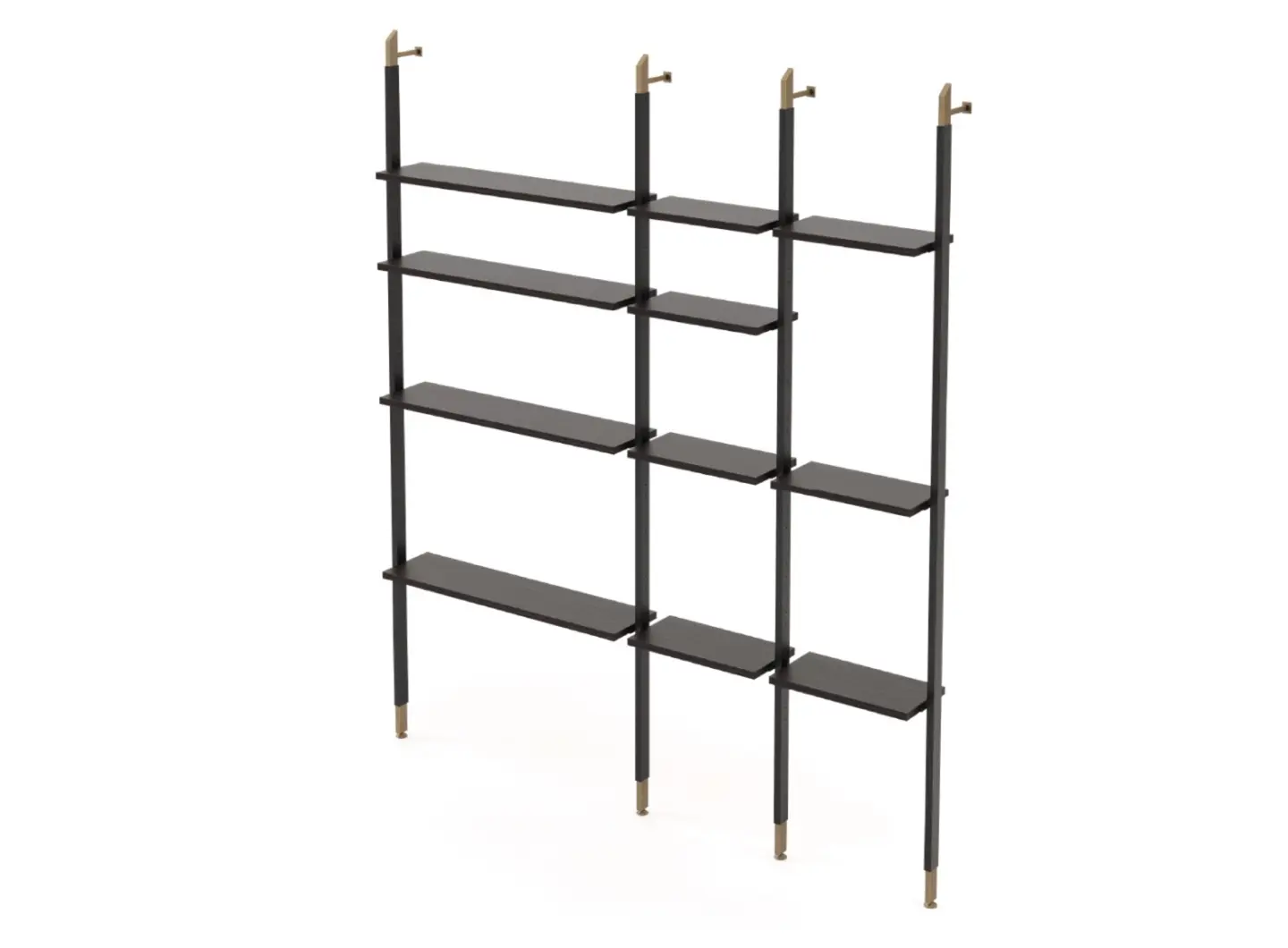 His Bookcase 