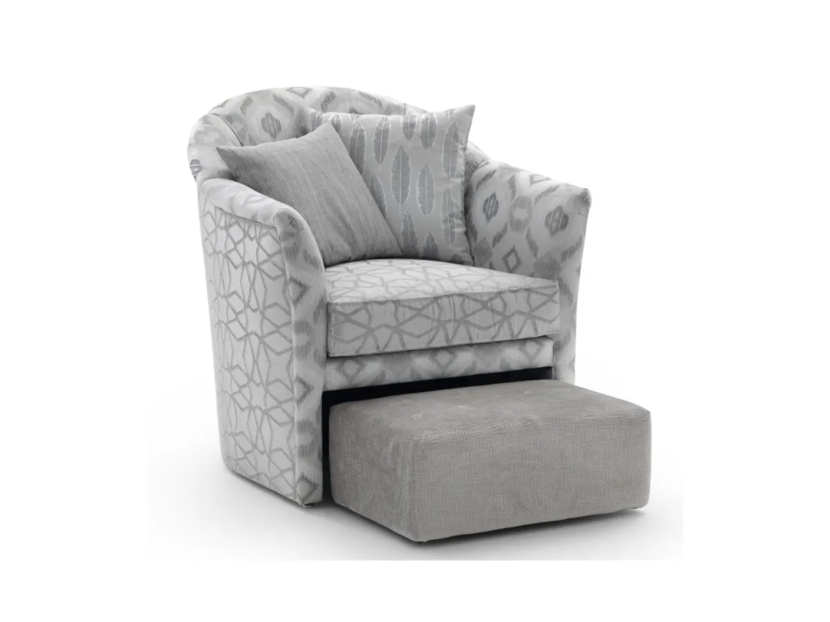 BREVA - ARMCHAIR with FOOT REST